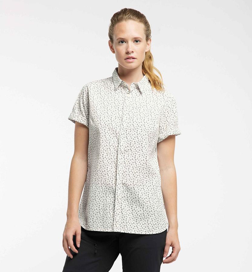 Haglöfs Idun Shirts White For Womens EUPWH4086 Australia